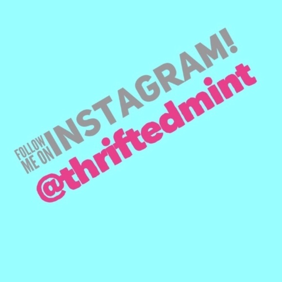 Follow me on Instagram @thriftedmint - Picture 1 of 1